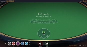 Jugando Blackjack Clásico