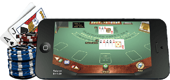 Jugar al blackjack en el móvil